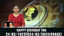 HAPPY BIRTHDAY TO TMS LEGEND FROM SINGAPORE TMS FANS M.THIRAVIDA SELVAN SINGAPORE  VOL16