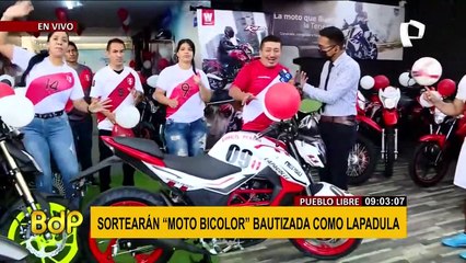 'Lapamoto': sortearán moto bicolor valorizada en S/8 mil si Perú clasifica al Mundial Qatar 2022