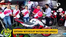'Lapamoto': sortearán moto bicolor valorizada en S/8 mil si Perú clasifica al Mundial Qatar 2022