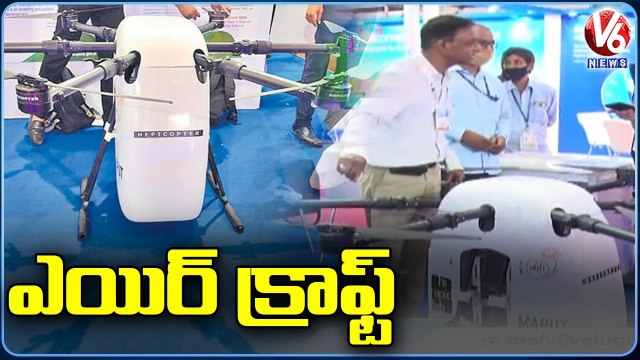 Special Report _Drone Aircarft Special Attraction In Wings India 2022 Aviation Expo At Begumpet _ V6