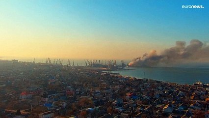 Distrutta una nave russa a Berdyansk