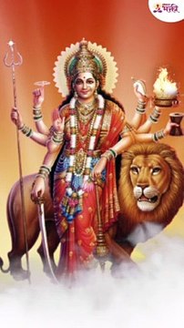 अंबे मातेचं मनमोहक रूप | Om Bhur Bhuva Swaha | Gayatri Mantra | Lokmat Bhakti #Shorts