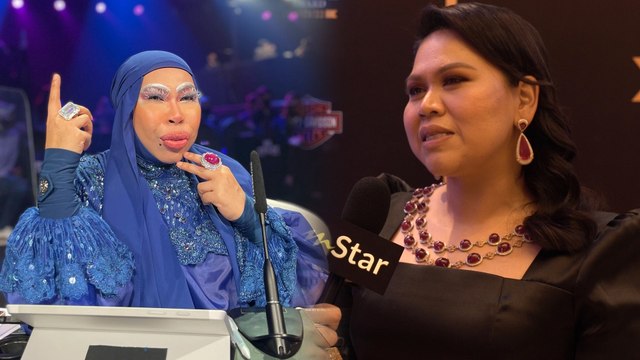 Takut nampak biadab, Sherry Alhadad serba salah nak sekat Vida sibuk komen peserta Big Stage