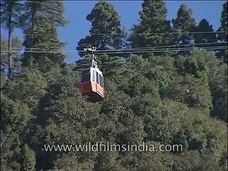 Gondola lift in Nainital, Uttarakhand