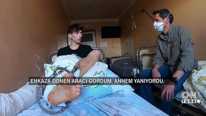"Annem gözümün önünde diri diri yandı"