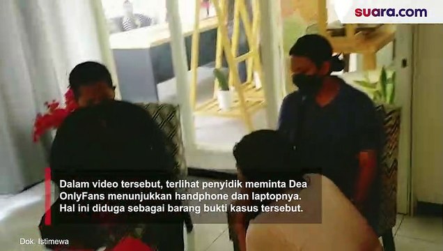 Detik-Detik Dea OnlyFans Ditangkap Kasus Pornografi, Masih Pakai Gaun Tidur