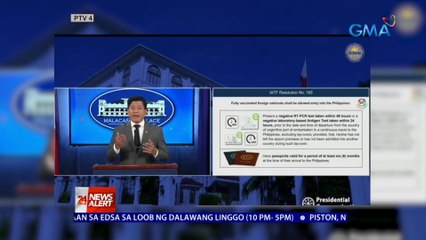 IATF:Fully vaccinated foreign nationals, maaari nang pumasok sa Pilipinas simula April 1 | 24 Oras News Alert