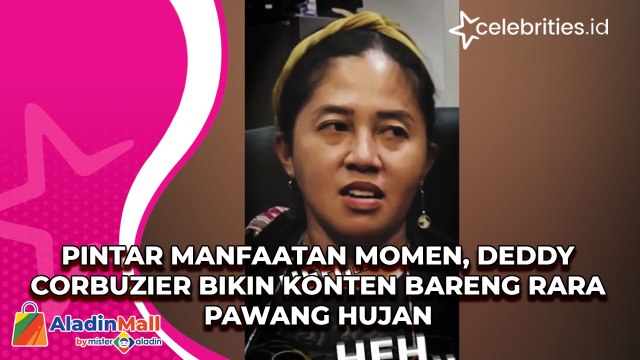 Pintar Manfaatan Momen, Deddy Corbuzier Bikin Konten Bareng Rara Pawang Hujan