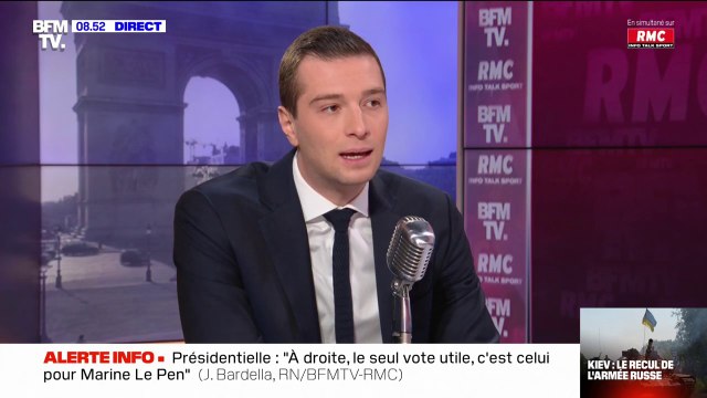Pour Jordan Bardella, la Russie va s'enrichir si les entreprises françaises quittent le pays
