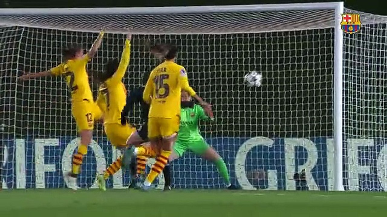 Así fue la goleada del Barça Femenino en el clásico de Champions / FCB