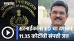 Pratap Sarnaik ED | आमदार प्रताप सरनाईकांना ईडीचा दणका; ११ कोटी ३५ लाखांची संपत्ती ईडीनं जप्त