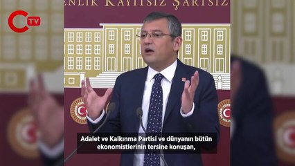 CHP'li Özel'den Bakan Muş'a: Siz iktidarda, Erdoğan da ülkenin başında olmasa enflasyon olmaz!