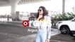 Indian Television Actress Karishma Tanna Spotted at the Mumbai Airport