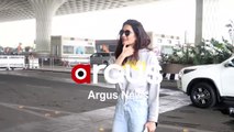 Indian Television Actress Karishma Tanna Spotted at the Mumbai Airport