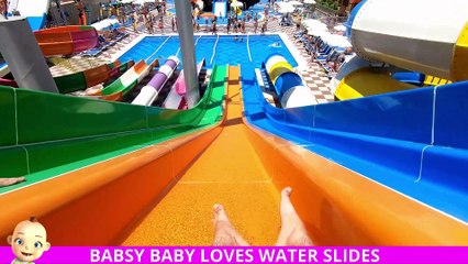 Babsy Baby Loves Water Slides - Big Fun!