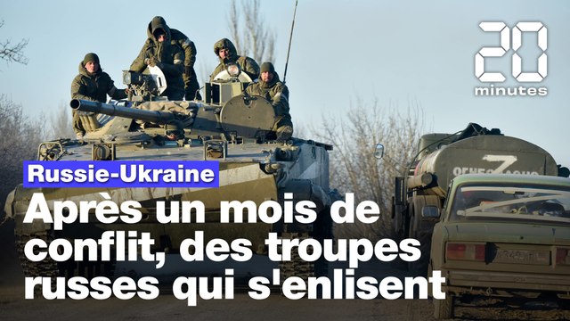 Guerre en Ukraine : En un mois, plus de trois millions de réfugiés et des troupes russes qui s'enlisent