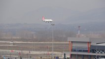 Tokat’a 5 yıl aradan sonra ilk uçak seferi yapıldı