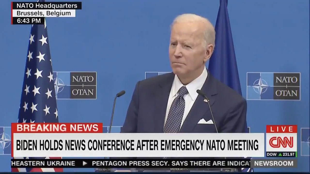 Russian invasion of Ukraine - Joe Bidden says that NATO will respond in kind if Vladimir Putin uses chemical weapons