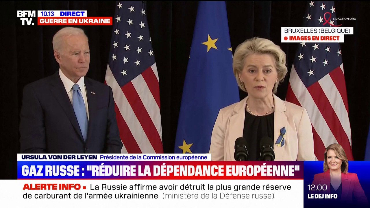 Ursula Von der Leyen sur la guerre en Ukraine: "L'Union européenne va débloquer 3,4 milliards d'euros pour les réfugiés"