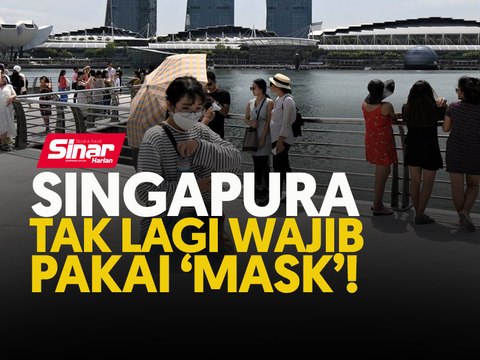 Singapura tak lagi wajib pakai ‘mask’!