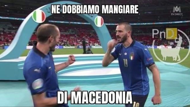 Italia fuori dai Mondiali, l'ironia sui social: Ne dobbiamo mangiare di Macedonia