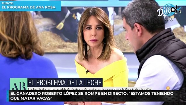 El ganadero Roberto López se rompe en directo: Estamos teniendo que matar vacas