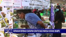 Komunitas Sedekah Nasi di Pekalongan Bagi-bagi Sarapan Gratis di Alun-alun Kota