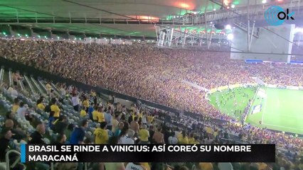 BRASIL SE RINDE A VINICIUS- ASÍ COREÓ SU NOMBRE MARACANÁ
