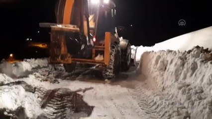 Sarıkamış'ta karla mücadele çalışmaları