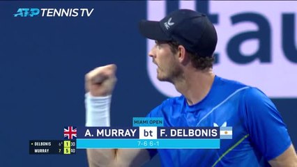 Murray bests Delbonis in Miami to set up Medvedev clash