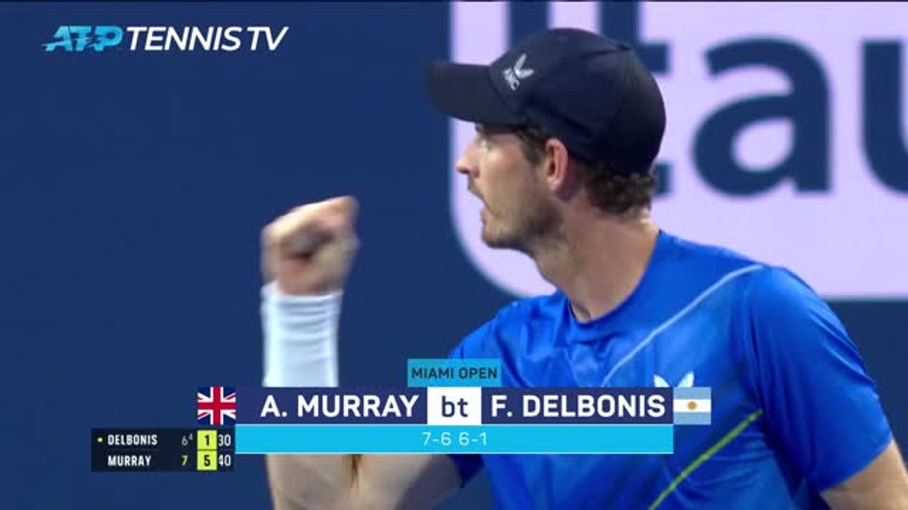 Murray bests Delbonis in Miami to set up Medvedev clash