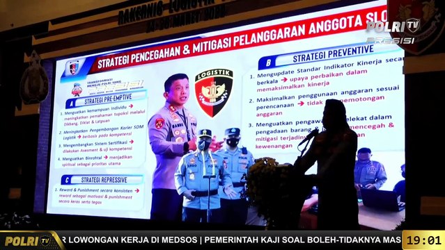 PRESISI Update 19.00 WIB : Rapat Kerja Teknis (Rakernis) Logistik Polri Tahun 2022 Di Surabaya - Jawa Timur