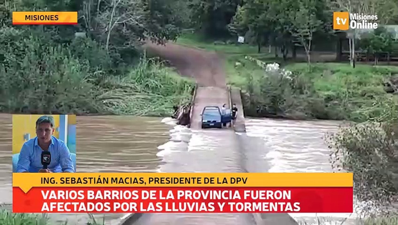 Varios barrios de la provincia fueron afectados por las lluvias y tormentas