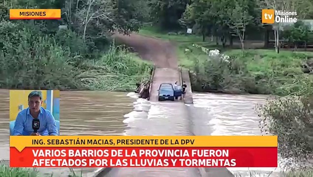 Varios barrios de la provincia fueron afectados por las lluvias y tormentas