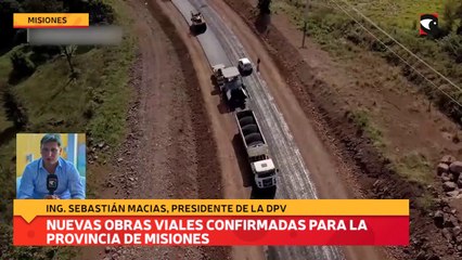 Nuevas obras viales confirmadas para la provincia de Misiones