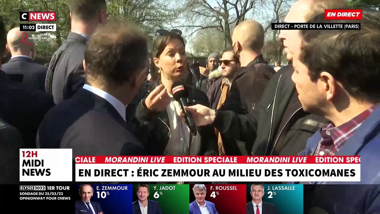 Regardez en intégralité l'émission spéciale de "Morandini Live" en direct sur CNews avec le candidat Eric Zemmour depuis la porte de la Villette - VIDEO