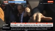 Eric Zemmour agressé de nouveau, au milieu des toxicomanes à porte de la Villette