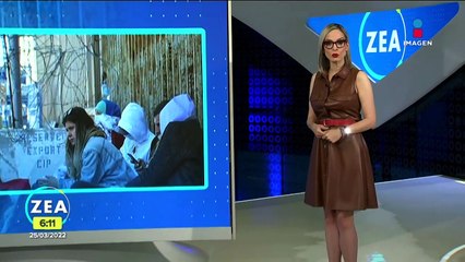 Decenas de ucranianos llegan a Tijuana, buscan ingresar a EU