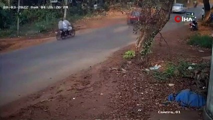 Korku dolu anlar! Bisikletli çocuk ezilmekten son anda kurtuldu