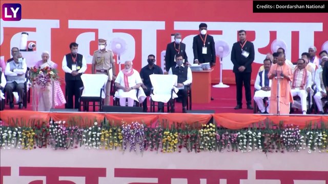 Yogi Adityanath Swearing-In Ceremony: The BJP Leader Takes Oath As The Chief Minister Of Uttar Pradesh For The Second Term