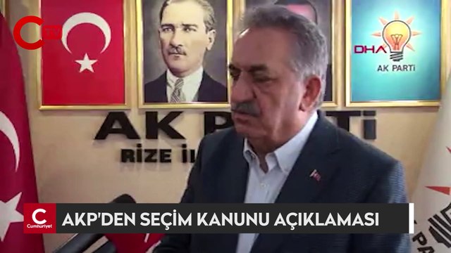 AKP'li Hayati Yazıcı'dan Seçim Kanunu açıklaması