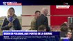 Joe Biden rencontre des soldats américains dans une base militaire en Pologne