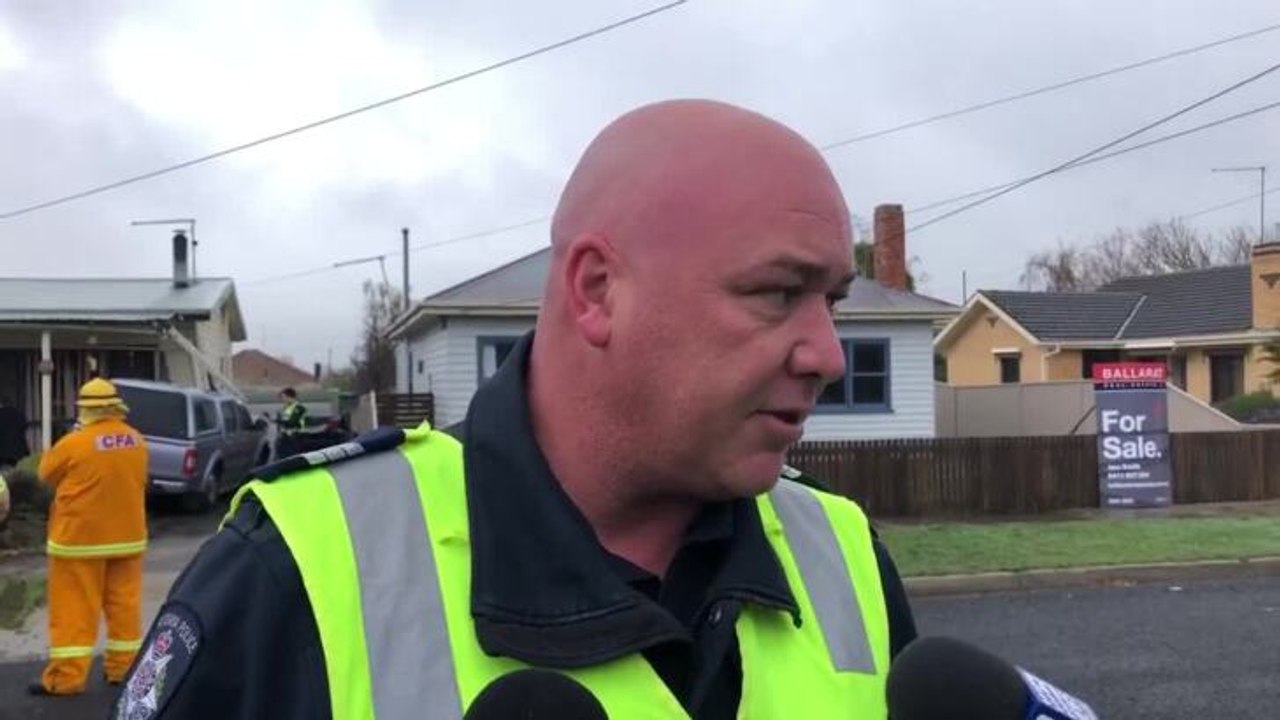Sergeant Ian Gibson on the scene