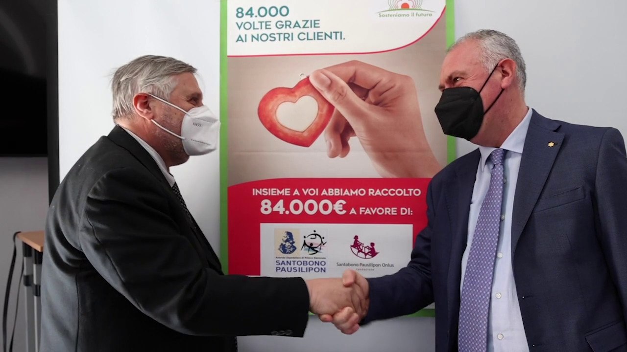 Napoli, da Conad 84 mila euro per pediatria del Santobono-Pausilipon
