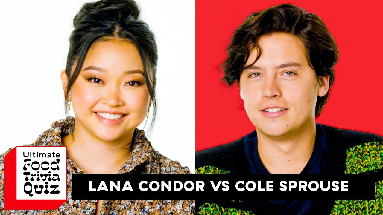Cole Sprouse & Lana Condor Debate Space Shrimp In This Ultimate Food Trivia Quiz
