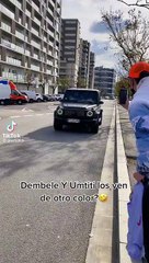 Umtiti y Dembelé, pillados mientras se saltan un semáforo en rojo