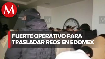 Trasladan a 57 reos de Edomex a otros estados para mitigar sobrepoblación