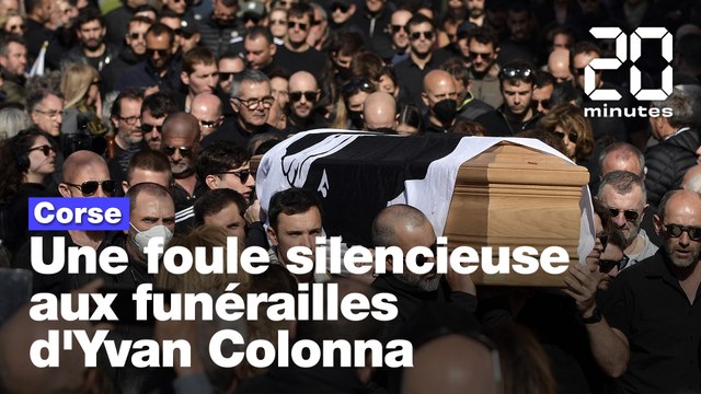 Corse : Des centaines de personnes se sont rassemblées en marge des funérailles d'Yvan Colonna