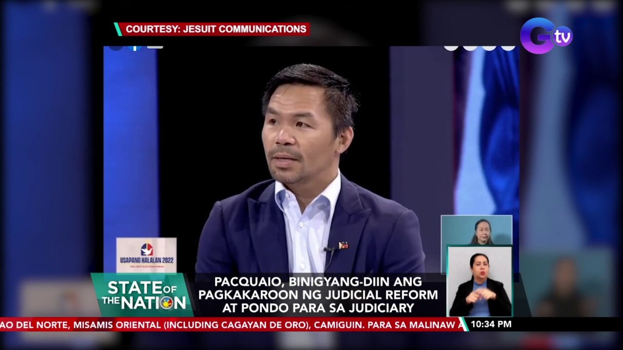 Pacquiao: dapat i-regulate ang alak, sugal at iba pang bisyo | SONA