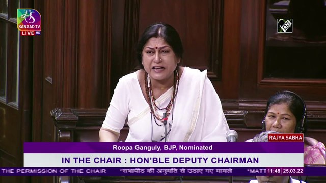 BJP leader Roopa Ganguly demands President's rule in WB over Birbhum incident in Rajya Sabha